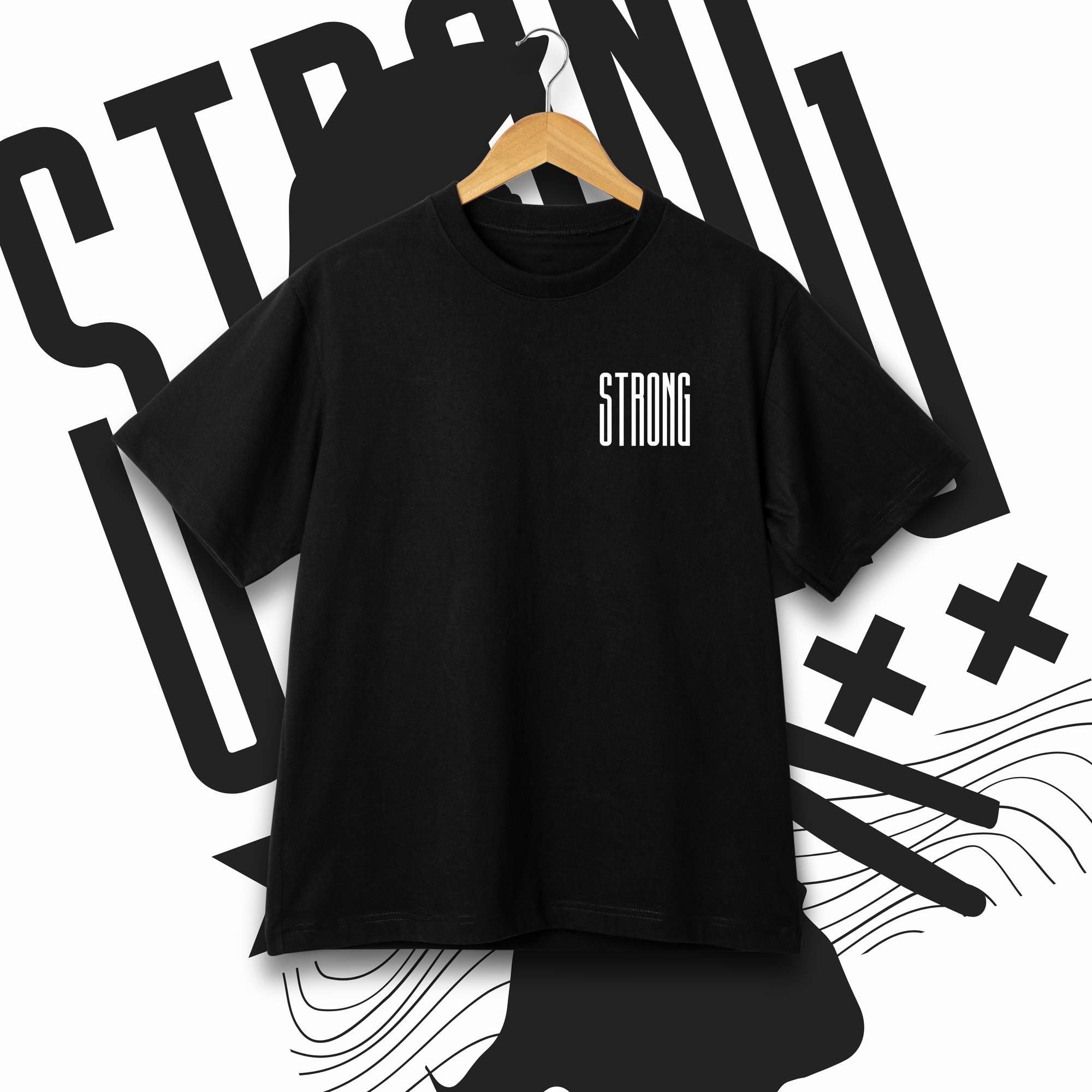 Strong Tee Black